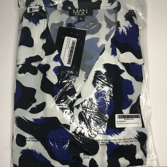 Short sleeve reverse leopard shirt and swim - Picture 5 of 6